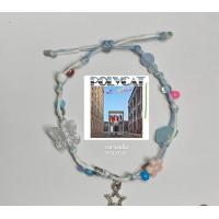 ราคา กำไลข้อมือ กำไลเชือกถัก กำไลตามปกเพลง กำไลเชือกเทียน ขนาดรีไซส์ (21165507913)