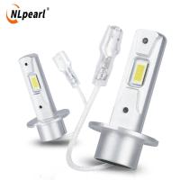 ราคา Nlpearl หลอดไฟหน้ารถ LED H3 2ชิ้น ไฟตัดหมอกไม่มีพัดลมไฟ H3 H1กลางวันไฟตัดหมอกสว่างมาก6000K 12V (21170078945)