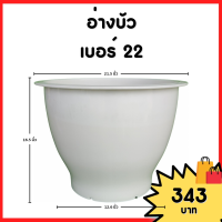 ราคา กระถาง จานรอง กระถางต้นไม้ อ่างบัว กระถางบัว เบอร์ 20 22 นิ้ว สีดำ สีขาว สีอิฐ สีเขียว (20883059093)