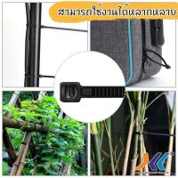 ราคา XLL สายรัด Cable Tie 4 150 mm เคเบิ้ลไทร์ สายรัดไนล่อน Nylon Cable Tie เข็มขัดรัดสายไฟ 100 เส้นต่อแพ็ค สีดำ สีขาว (21073781185)
