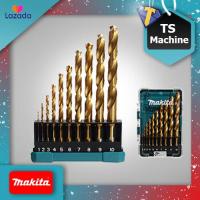ราคา MAKITA D 72849 ชุดดอกสว่านเจาะเหล็ก HSS TIN สีทอง 10 ดอก ชุด บรรจุในกล่องพลาสติก (11425627343)