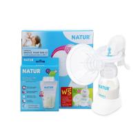 ราคา Natur ชุดปั๊มนมแบบโยก เครื่องปั๊มนม ปั๊มนมมือ รุ่น MN 3 (18301545333)