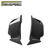 ราคา SEMSPEED รถจักรยานยนต์กระจกปีก Fairing ด้านหน้าอากาศพลศาสตร์สปอยเลอร์ Winglet สำหรับ Yamaha R3 R25 V2 2019 2022 (17061974865)