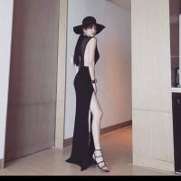 ราคา เดรสยาวสีดำ เดรสออกงาน เดรสงานป้าย (18245114619)