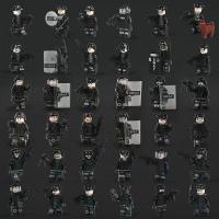 ราคา สมาร์ทวอช อณุภาคเล็กทหารของเล่นใช้ได้กับเลโก้ Aurora99bgr8jhn บล็อกตัวต่อเด็กกองกำลังพิเศษหน่วยสวาทหน่วยทหาร (20468522968)