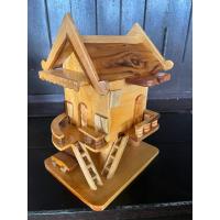 ราคา บ้านไม้ออมสิน บ้านไอ้ใข่ เรือนกุมาร บ้านเรือนไทย ตั้งโชว์ เรือนไทยถวายแก้บน บ้านแก้บน (18908539437)