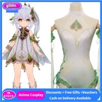 ราคา ชุดคอสเพลย์ผู้หญิงปาร์ตี้คาร์นิวัลฮัลโลวีนชุดพรางตัว Genshin Impact Naxida ชุดว่ายน้ำ (19196432973)