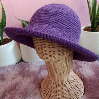 ราคา หมวกบักเก็ต หมวกปีกกว้าง หมวกถักโครเชต์ เลือกสีได้ ตามต้องการ (18185586843)