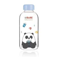 ราคา MINISO ขวดแก้วทรงสูง ปากแคบพร้อมฝาปิด We Bare Bears Collection 5 0 600mL (21306860569)