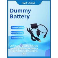 ราคา USB charging cable Sony NP FW50 แบตเตอรี่ดัมมี่ for Sony A5100 A6000 A6300 A6500 A7000 (20148287791)