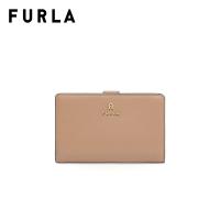 ราคา FURLA กระเป๋าสตางค์ผู้หญิง รุ่น CAMELIA M COMPACT WALLET GREIGE (20526394591)
