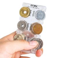 ราคา Oqfu กระเป๋าใส่เหรียญของสะสมกระเป๋าเก็บบัตรกระเป๋าสตางค์สำหรับใส่เหรียญในรถยนต์กล่องเก็บของพลาสติกเครื่องหยอดเหรียญขนาดเล็กของญี่ปุ่น (20916625552)