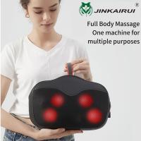 ราคา Jinkairui เครื่องนวดคอด้วยเครื่องนวดไหล่ Shiatsu ความร้อนเพื่อบรรเทาอาการปวดรถบ้านใช้หมอนนวดเท้าหลังไฟฟ้านวดเนื้อเยื่อลึกสําหรับเอวขา (20858436588)