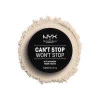 ราคา ของแท้ พร้อมส่ง NYX CANT STOP WONT STOP SETTING POWDER 6g นิกซ์ แป้งผสมรองพื้นปกปิดติดทน (9741036224)
