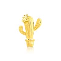 ราคา PRIMA ต่างหูทองคำ 99 9 รูปต้นกระบองเพชร Cactus Collection NG1E4116 SG จำหน่ายเป็นชิ้น (13980735852)