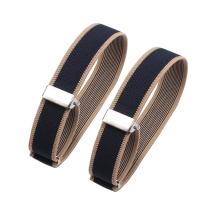 ราคา 1คู่2023นักธุรกิจผู้ชายใหม่ปลอกแขนเสื้อปรับได้ยางยืดสายรัดถุงเท้ายาวสายรัดข้อมือ Pengikat Lengan กำไลข้อมือป้องกันการลื่น (20719380797)