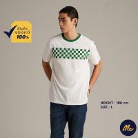 ราคา Mc JEANS เสื้อยืดแขนสั้นผู้ชาย คอกลม สีขาว MTSZA30 (18676520441)