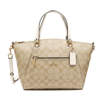 Coach 79998 Prairie Satchel In Signature Canvas กระเป๋าถือ