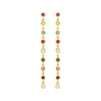 ราคา Vetiver Pearl Nine gems cutting L earrings ต่างหูนพเก้า พลอยนพเก้า พลอยแท้ ตามตำรา ต่างหูแป้น ต่างหูยาว ตุ้งติ้ง ตัวเรือนเงินแท้925 ชุบทอง18k จัดส่งไว (20882169848)