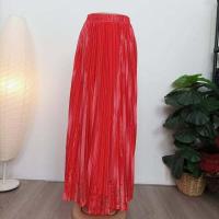 ราคา กระโปรงอัดพลีทยาว แฟชั่นอิสลาม ไม่ต้องใส่ซับ พริ้วมาก ซักเครื่องได้ ผ้าเงาปักลายฉลุชายกระโปรง เอวยางยืด ka09 วาริสมุสลิม (21172803995)