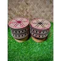 ราคา กระติบข้าวไม้ไผ่ กระติบลายไทย กระติบข้าวสวยๆ กระติบลาย คละลาย กระติบทรงดั้งเดิม ขนาด 7 ฟรีถุงข้าว (21063233841)