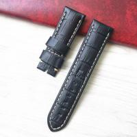 ราคา สายนาฬิกาหนังแท้อิตาลี24 22มม อะไหล่สายรัดข้อมือสำหรับ Panerai PAM (10502170510)