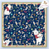 ราคา ผ้าพันคอ ผ้าคลุมไหล่ Kiss Me Doll Disney ลาย Winnie the pooh หมีพูห์ ขนาด 100x100 cm (21281048199)