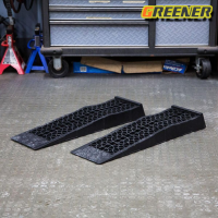 ราคา Greener Ramp รองล้อยกรถ ทางลาดรถยนต์ RhinoRamps Vehicle Ramp Max Pair 1 คู่สีดำ 2500 กก หนักรถทางลาดยาว 900 มม ลื่นทำงานทางลาดรถน้ำมันเปลี่ยนซ่อมบำรุงรักษาแจ็คลิฟท์เครื่องมือ (20250592737)