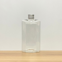 ราคา ขวดพลาสติก PET แบน 300ml พร้อมฝาอลูมิเนียม 24mm แถมจุกไนลอน ฝา2แบบ (21356235477)