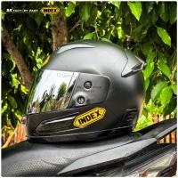 ราคา แท้ 100 หมวกกันน็อค index 101 ป้ายเหลือง สีดำด้าน ให้เลือก ไซส์ L รอบหัว 59 60 cm หมวกกันน๊อคindex101 (21090471051)