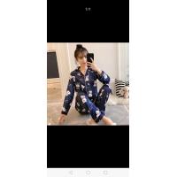 ราคา รุ่น504ลาย พร้อมส่งจ้า ชุดนอนผู้หญิงผ้าซาตินลายน่ารัก เสื้อแขนยาว กางเกงขายาว ผ้านิ่มสวมใส่สบาย จ่ายเงินปลายทาง (19839176605)
