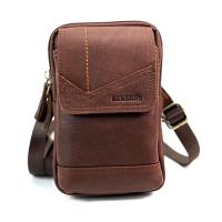 ราคา Chinatown Leather กระเป๋า หนังวัวแท้ ใส่มือถือ ร้อยเข็มขัด สีแทน staff ซิปคู่ ใส่มือถือได้2เครื่อง (10327211533)