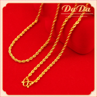 ราคา สร้อยคออิตาลีแท้ 18k 98 2 เครื่องประดับโซ่ Chopin Plain Chain ของผู้ชาย ทอง แท้ หลุด จำนำ (21101850902)