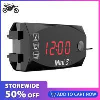 ราคา นาฬิกาอิเล็กทรอนิกส์สำหรับรถจักรยานยนต์12V กันฝุ่น3 In 1เทอร์โมมิเตอร์มอเตอร์ไซด์โวลต์มิเตอร์จอแสดงผลดิจิตอลดิจิตอลมิเตอร์วัดกระแสไฟโวลต์มิเตอร์ไฟ LED สากล (20427783329)