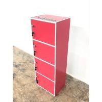 ราคา ชั้นวางของอเนกประสงค์4ชั้น พร้อมกุญแจล็อค 7 สี (8728946414)