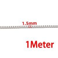 ราคา พวงกุญแจเครื่องประดับ DIY ห่วงโซ่ขนาดเล็กมีโซ่กล่องสแตนเลส (20998327885)
