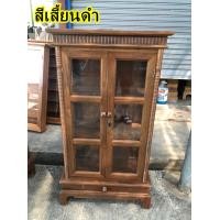 ราคา ส่งฟรี ตู้โชว์ไม้สัก 3 ชั้น 2 บาน สูง 110 cm ตู้กระจกไม้สัก ตู้โชว์ ไม้สักทอง ตู้โชว์ไม้สัก มีลิ้นชัก ไม้สักแก่ ไม้เชียงใหม่ แข็งแรง ทน (13478761612)
