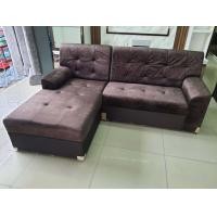 ราคา โซฟาเข้ามุม โซฟาตัวแอล 185 cm โซฟาL ราคาถูกที่สุดในไทย เพิ่มแบบใหม่หนังฮอลแลนด์ สัมผัสเนียนนุ่มนั่งสบาย (20597740373)