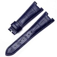 ราคา สายนาฬิกาหนังแท้สำหรับ Patek Philippe 5711 5712G Nautilus Watchs ผู้ชายและผู้หญิง25 12มม เว้านูนนาฬิกา (19423385313)