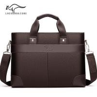 ราคา กระเป๋าหนังผู้ชายสะพายข้าง คุณภาพสูง เหมาะสำหรับนักธุรกิจ ใส่แล็ปท็อปและเอกสาร กระเป๋า messenger (19972382760)