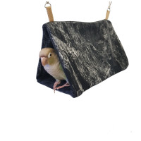 ราคา ที่นอนนก เหมาะสำหรับช่วงหน้าหนาว สีดำหินอ่อน กรงนก บ้านนก เปลนก แขวน ที่นอนนก สำหรับสัตว์เลี้ยงขนาดเล็ก นกแก้ว เลิฟเบิร์ด กรีนชีท ชันคอนัวร์ เปลนก ที่นอนแขวน (20935593391)