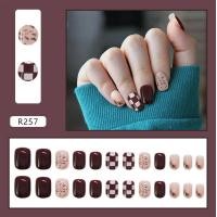 ราคา เล็บปลอม R241 R280 เล็บปลอมสำเร็จรูป เล็บปลอมกันน้ำ เล็บปลอมสำเร็จรูปกล่องละ 24 ชิ้น เล็บปลอมทาสีแล้ว เล็บปลอมสำเร็จรูป (13678671753)