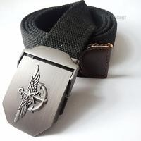 ราคา ANCHOR เข็มขัดสายผ้าแคนวาสแบบสายหนาหัวอัลลอยด์กันสนิมหัวล็อค เข็มขัดผู้ชายยุทธวิธีทหารตำรวจหรือเดินป่าแคมป์ปิ้ง (9607422144)
