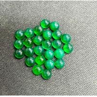ราคา พลอยอาเกตสีเขียว 4 มม พลอยธรรมชาติ 100 Green agate chalcedony 4mm 100 natural gemstone (20257331480)