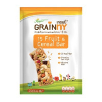 ราคา Grainny ซีเรียลบาร์ เกรนนี่ ธัญพืชผสมผลไม้ 15 ชนิด หวานน้อย แพ็ค 5 แท่ง Xongdur ซองเดอร์ พร้อมส่ง (14267554319)