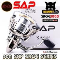 ราคา รอกสปินนิ่ง รอกตกปลา SAP SAGE SERIES มีระบบคลิกเสียงสปริง By SNS (20564531873)