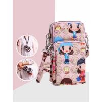 ราคา กระเป๋าใส่โทรศัพท์มือถือสำหรับผู้หญิง 2023ใหม่กระเป๋าคาดลำตัวกระเป๋าใส่โทรศัพท์มือถือผ้าห้อยคอข้อมือเป็นศูนย์ (21170652960)