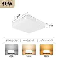 ราคา โคมไฟเพดาน LED โคมไฟติดเพดานทรงกลม ไฟเพดาน ไฟตกแต่งเพดาน โคมไฟขนมปัง 16W 18W 30W 40W บางและเบา ใช้กับ ห้องนั่งเล่น ห้องนอน ท างเดิน โคมไฟเพดาน LED ตกแต่งบ้าน ไฟเพดานบ้าน (20893336705)