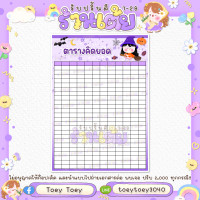 ราคา ใบกระดาษน้ำเต้าปูปลา ปริ้นสี ขนาดA5 ครึ่งA4 (21316089066)