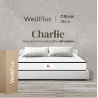 ราคา WellPlus อัดสุญญากาศ ที่นอนยางพาราเสริมสปริง รุ่น Charlie ที่นอนยางพาราแท้สปริง นอนสบาย ลดอาการปวดหลัง หนา 8 นิ้ว (20973605117)